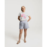 Striped Summer Shorts - Red, White and Blue