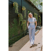 Striped Summer Pants - Blue, White and Red