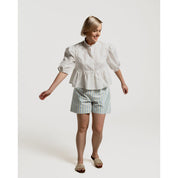 Peplum Blouse - White