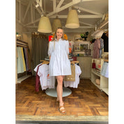 Cotton Poplin Dress - White