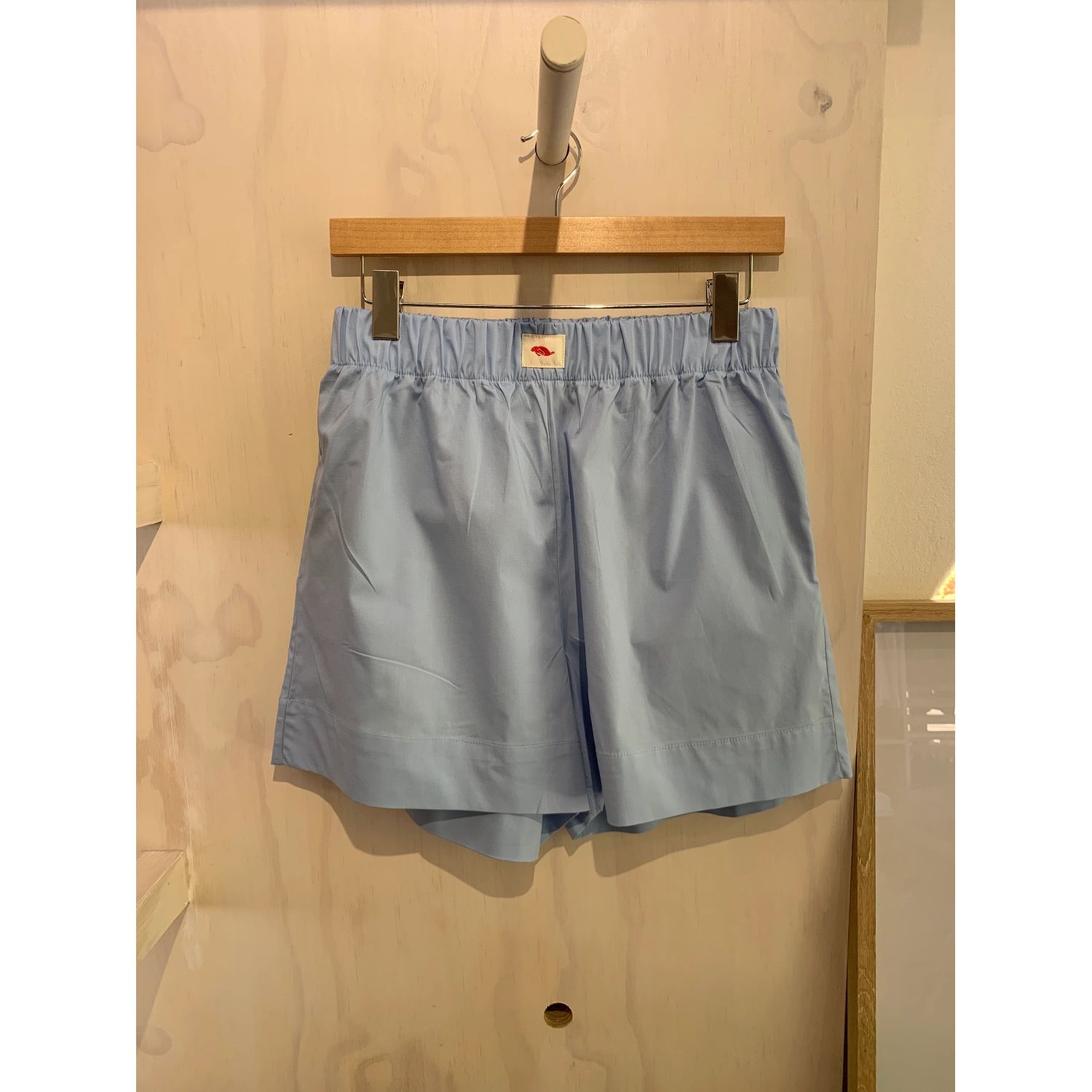 Summer Poplin Shorts - Light Blue