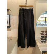Wide Leg Pants - Black